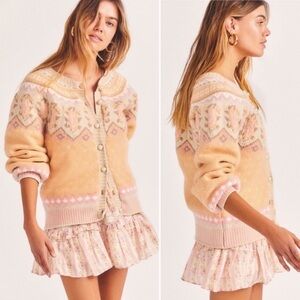 LoveShackFancy Honeypie Cardigan - XS